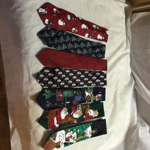 Lot of Christmas ties